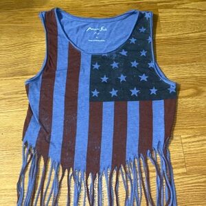 Miami Style American Flag Tank Top